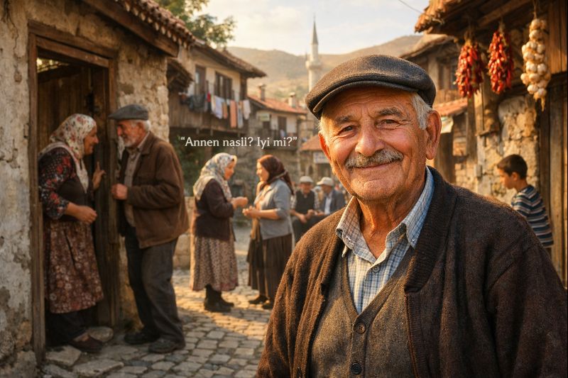 72 yaşındayım. Küçük bir Anadolu kasabasında doğup büyüdüm