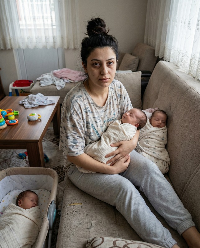 Üçüz doğurduktan sonra kocam vücut ölçülerim ile alay etmeye başladı