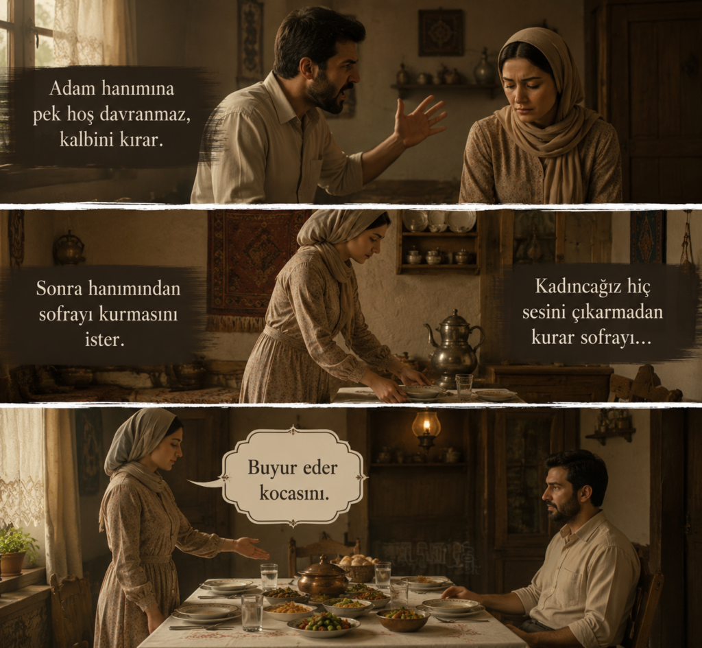 “Kalbini Kırıp Sofrayı Kurduran Adam
