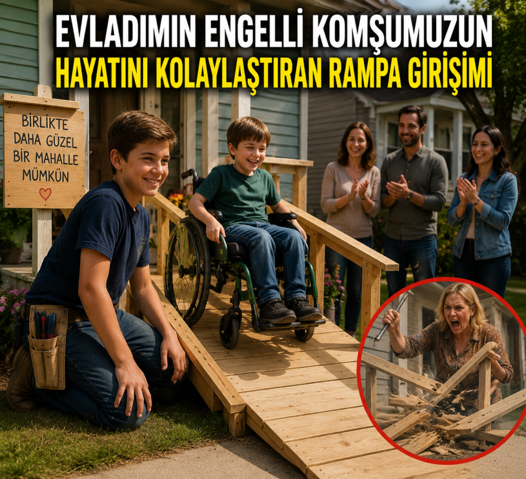 “Evladımın Engelli Komşusu İçin Yaptığı Rampa, Mahalleye Umut Getirdi”