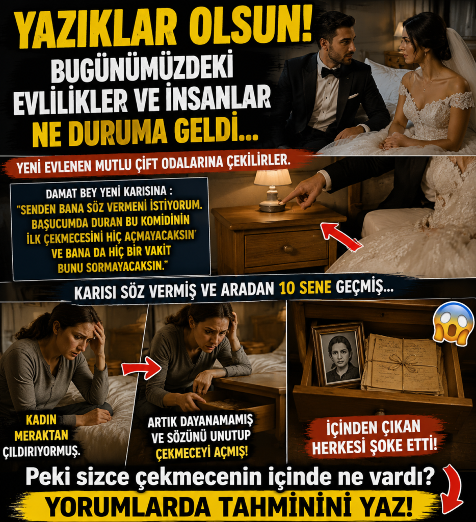 “Evlilik Sırrı: 10 Yıl Sonra Açılan Çekmece ve Şok!