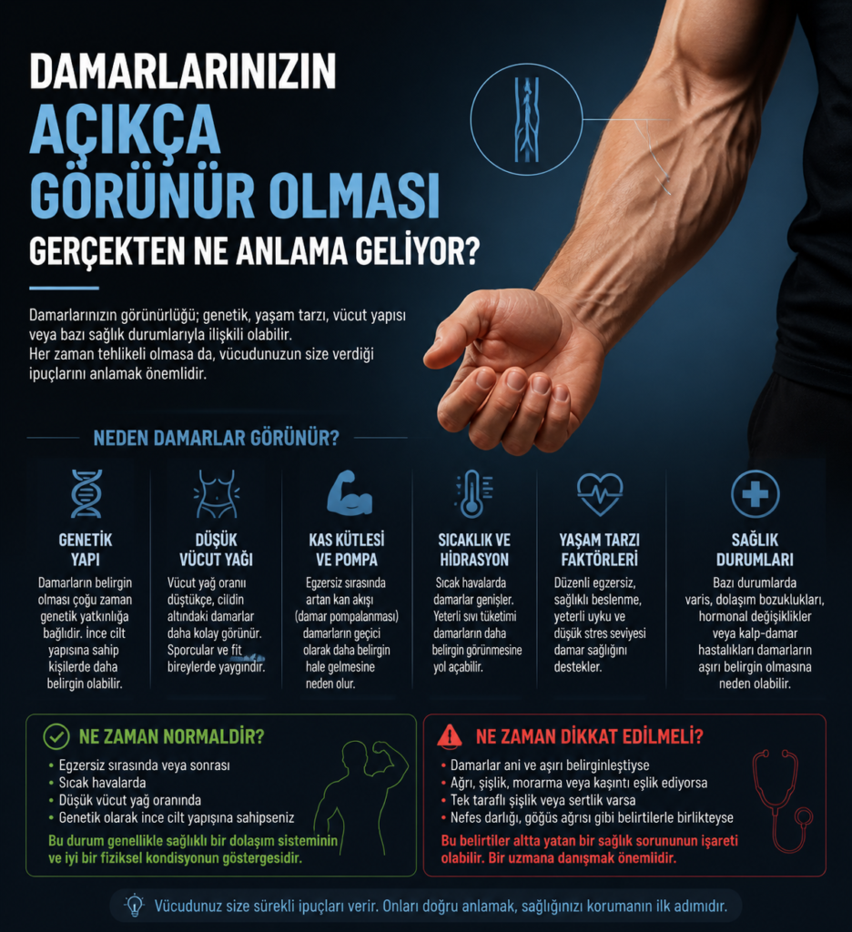 “Damarlarınız Neden Bu Kadar Görünür?