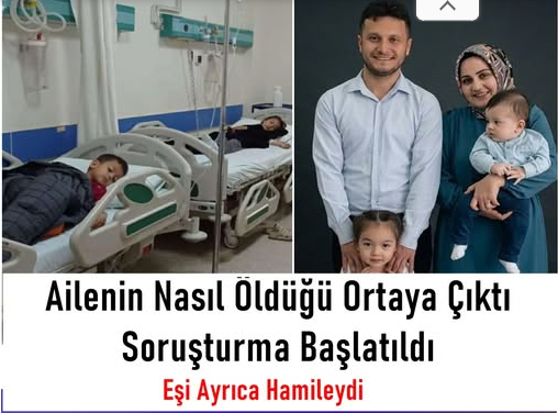 Mersin’de yasayan 4 Kişilik Aile dramı
