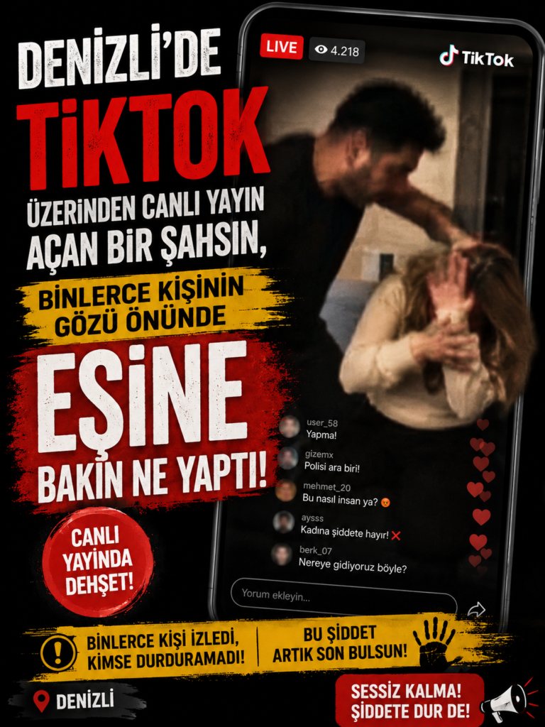 TikTok üzerinden gerçekleştirilen bir canlı yayında yaşananlar