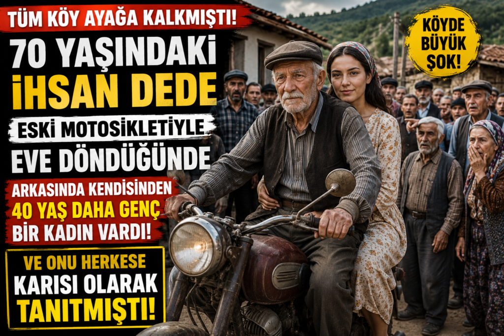 70 Yaşındaki İhsan Dede Eski Motosikletiyle Döndü