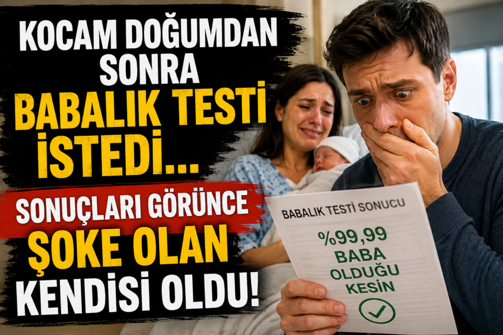Kocam Bana Güvenmedi ve Babalık Testi Yaptırdı
