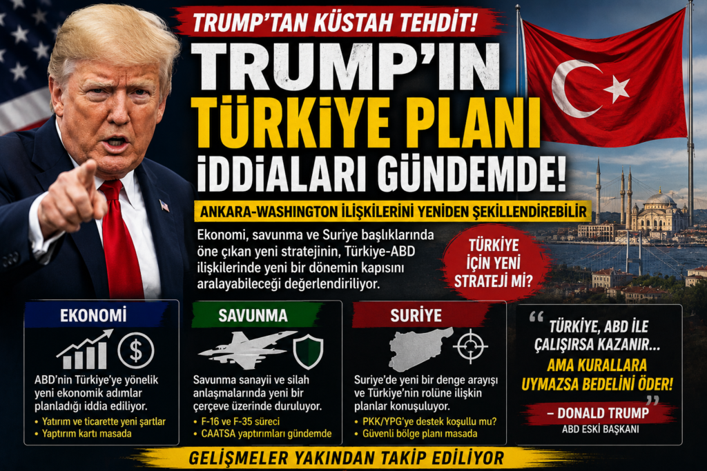 “Trump’ın Türkiye Planı var”
